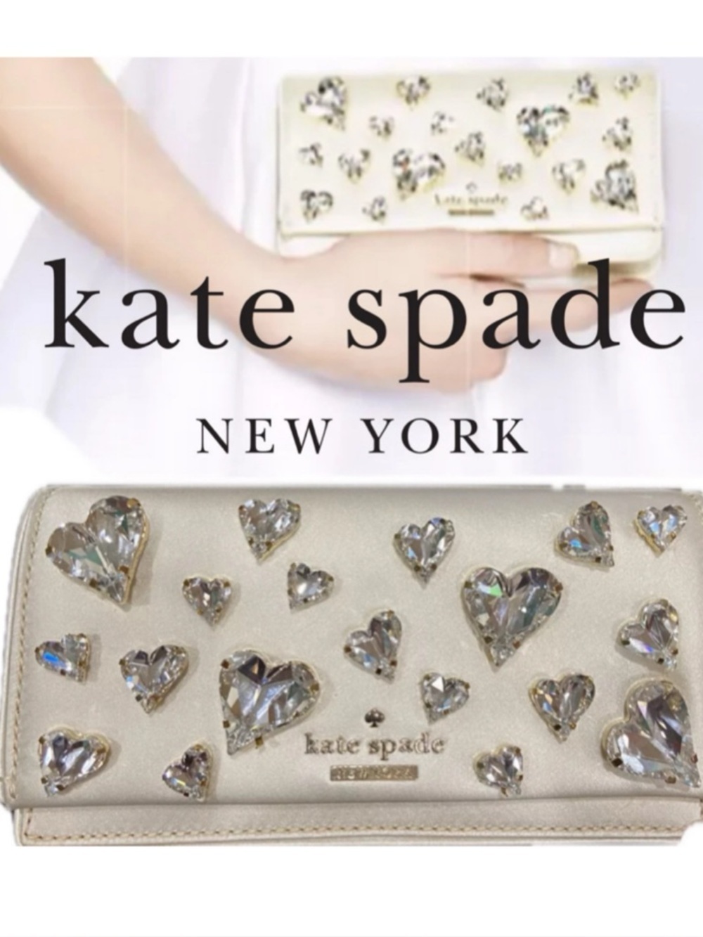 Kate Spade Madison Avenue Wedding Belles Heart Bag